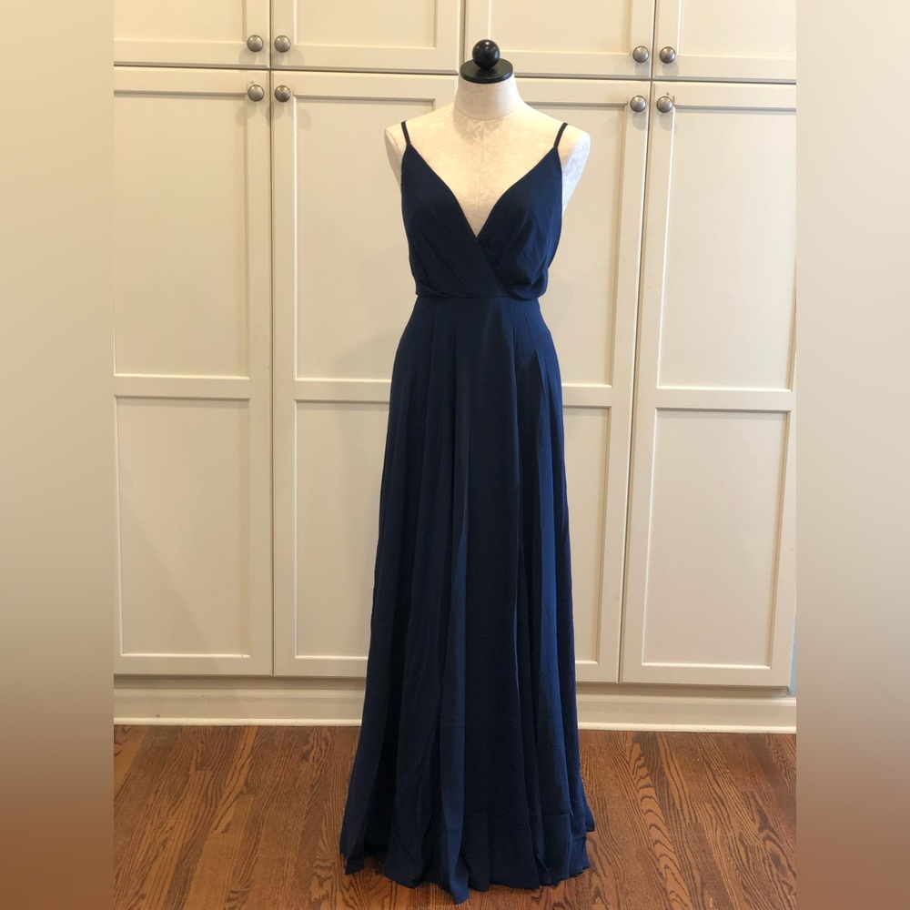 BHLDN Eva Dress in Navy XL